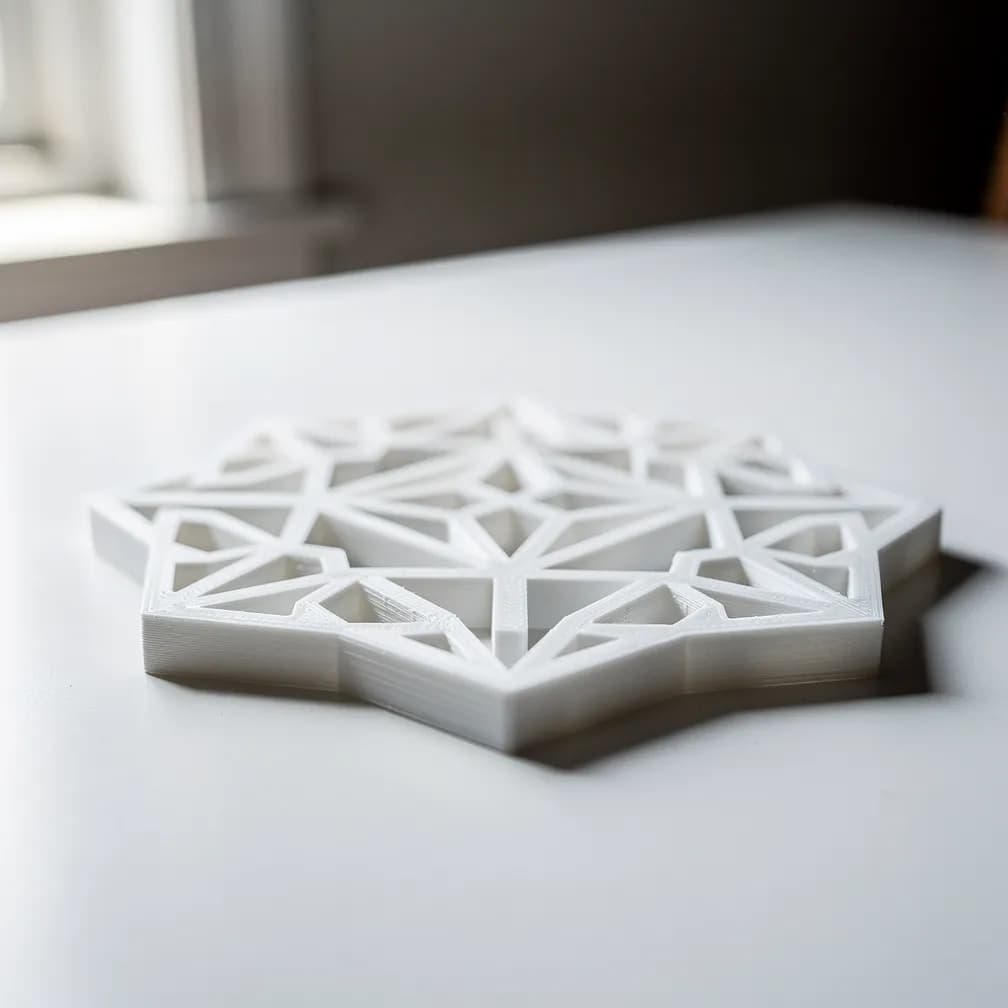 Dessous de plat — blanc
