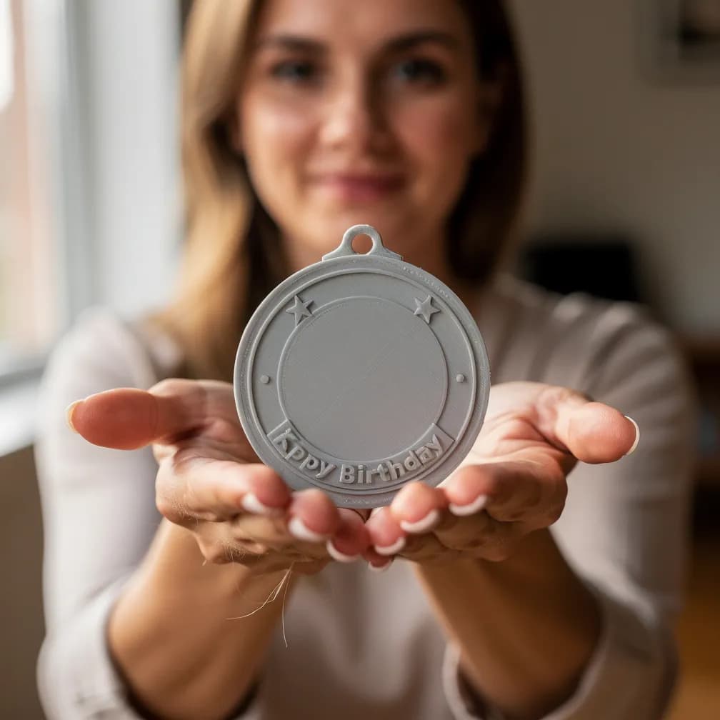Médaille d'anniversaire — gris