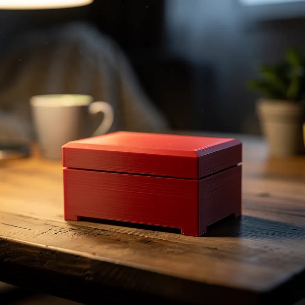 Boîte à musique — rouge