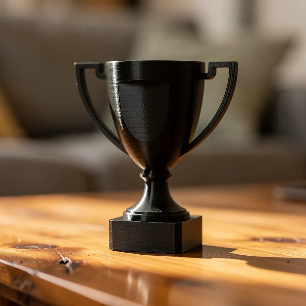 Trophée sur mesure — noir