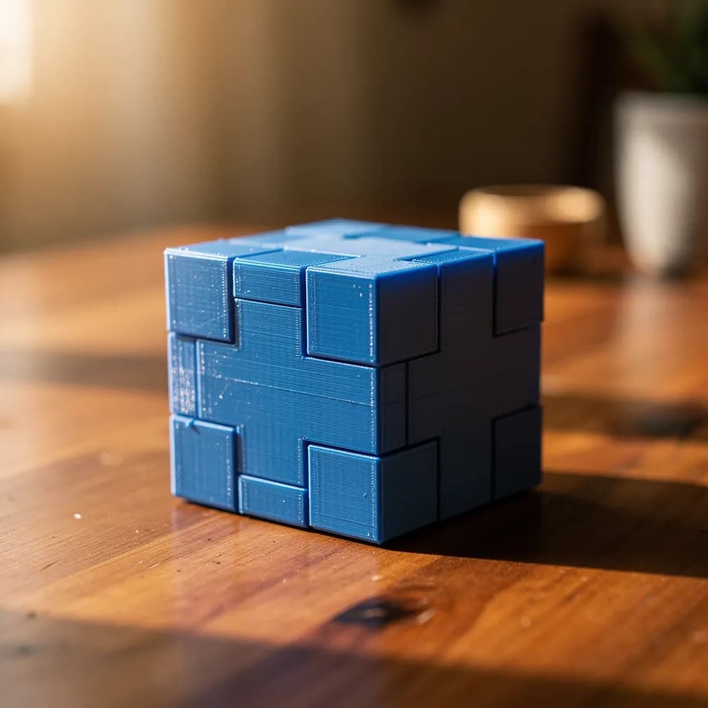Puzzle 3D — bleu