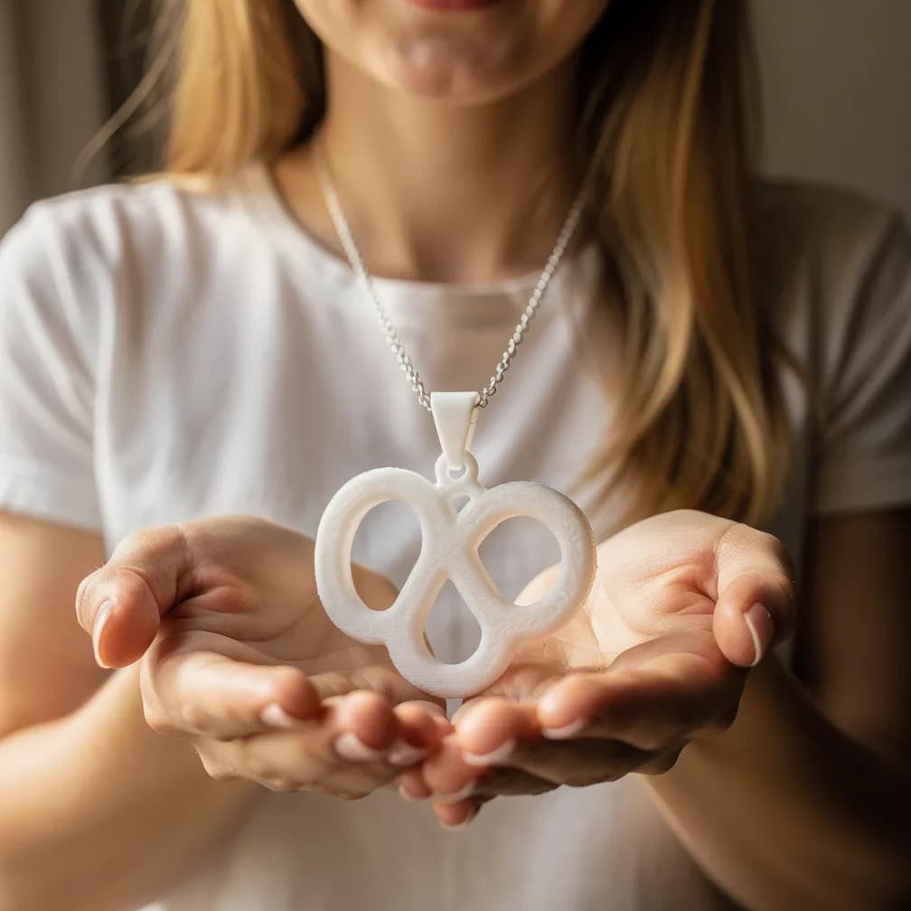 Pendentif — blanc