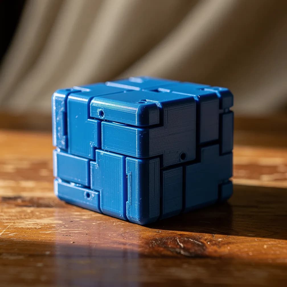 Boîte à secret — bleu