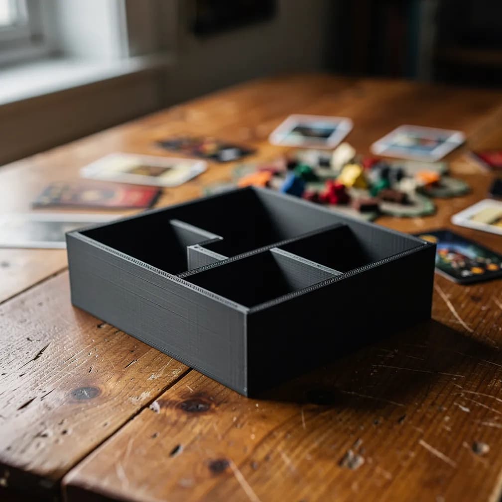 Insert de jeu de société — noir