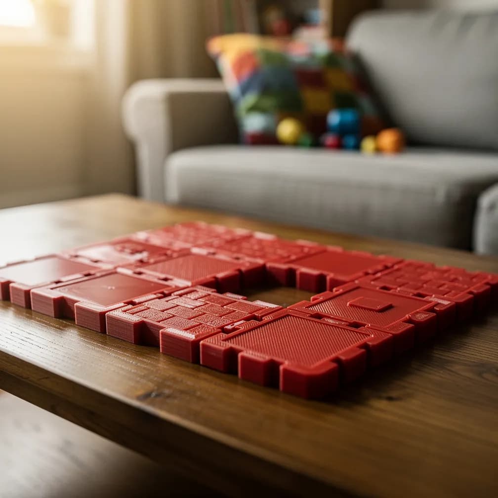 Plateau de jeu modulaire — rouge