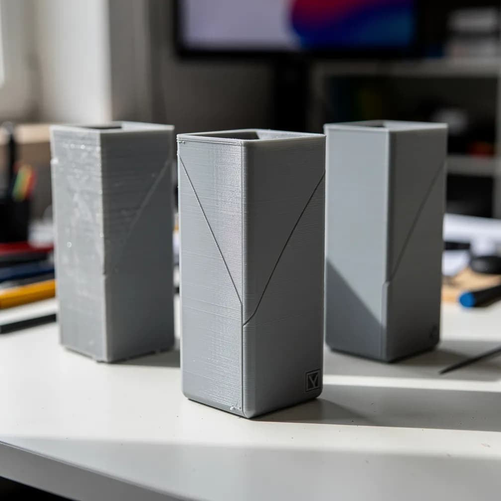 Maquette de packaging — gris