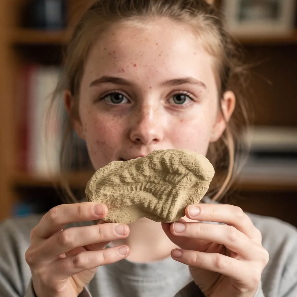 Fossile réplique — beige