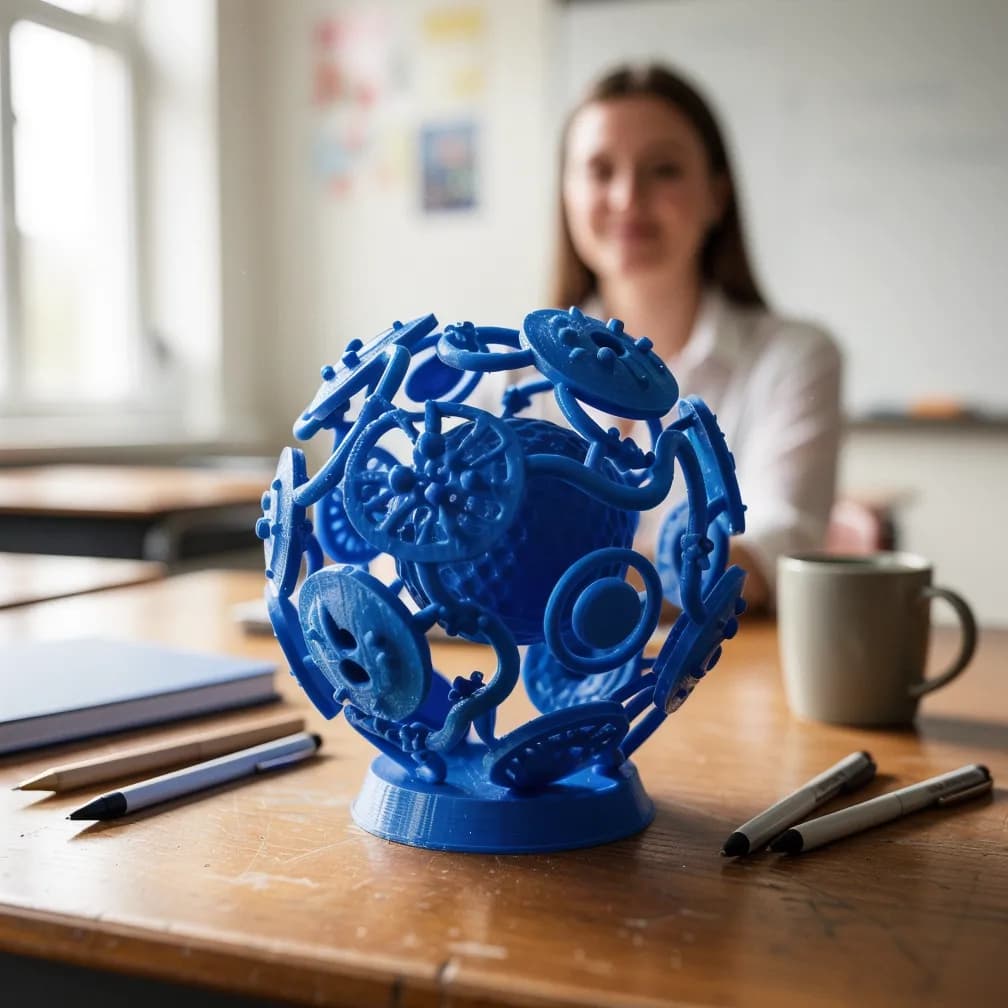 Maquette de cellule — bleu