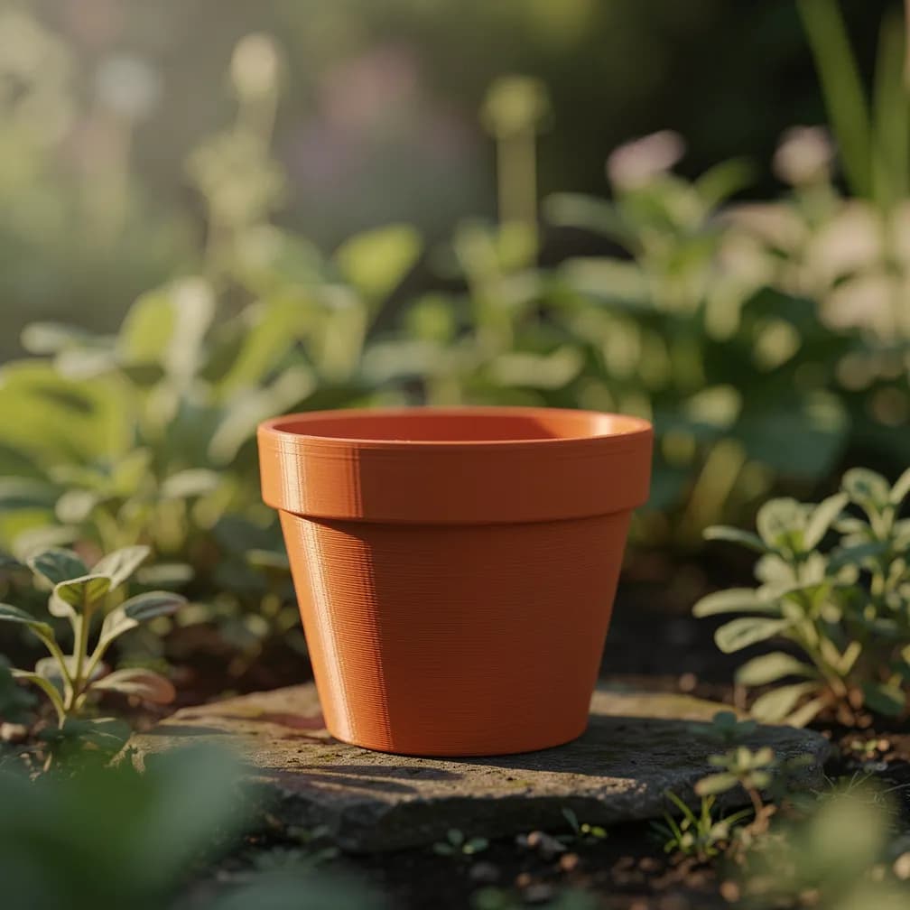 Pot de fleurs — terracotta