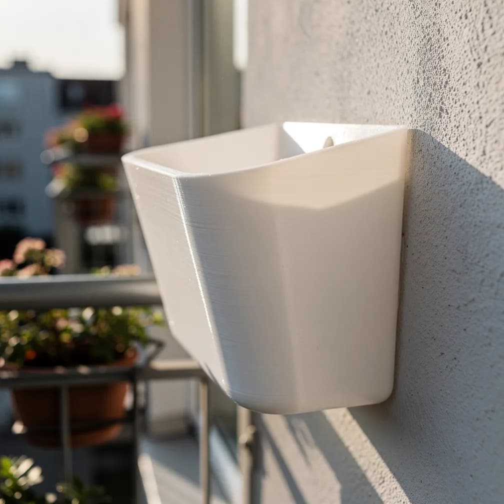 Jardinière murale — blanc