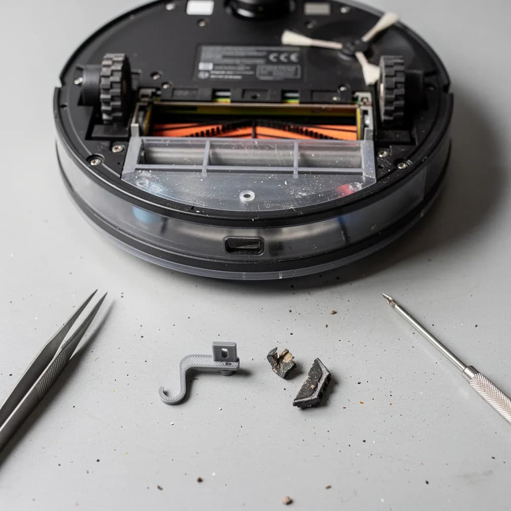 Loquet de Roomba i7 cassé : que faire avant d'acheter un module ?