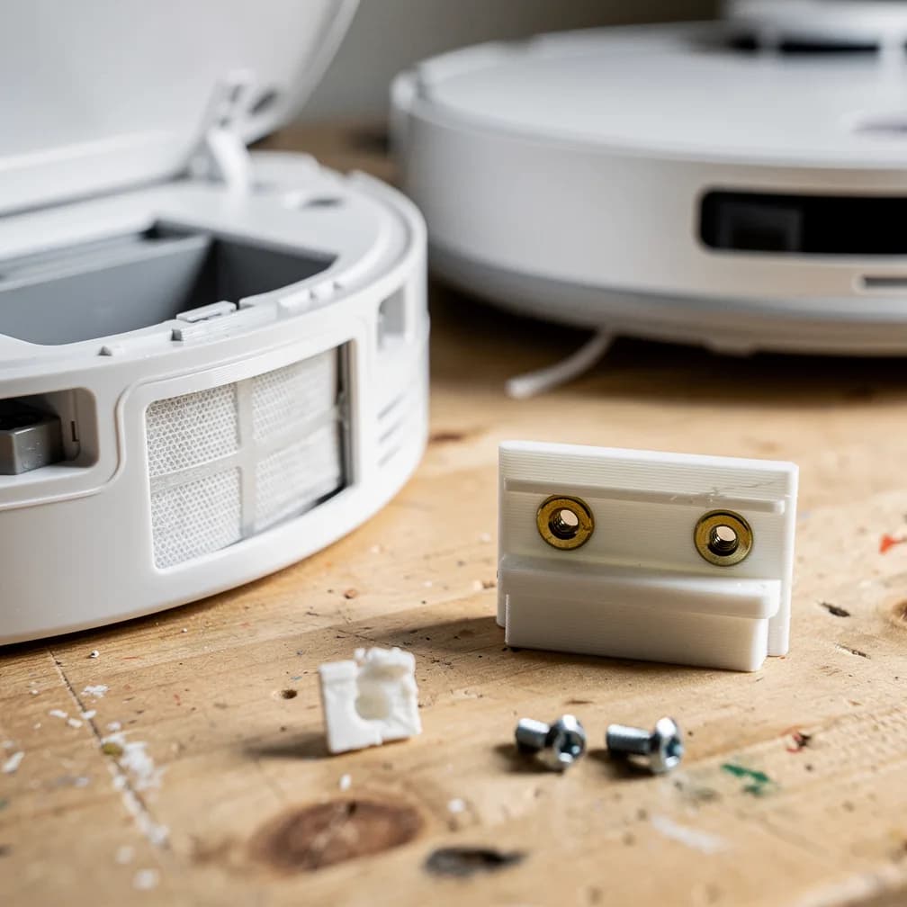 Bac de Roborock S6 cassé : réparer le loquet sans racheter le bac