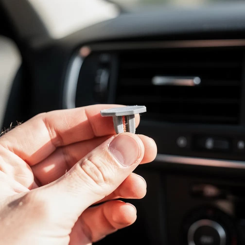 Clip de garniture de voiture — gris