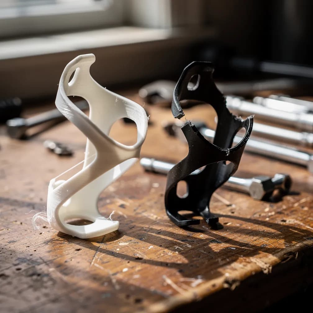 Support de bidon de vélo — blanc