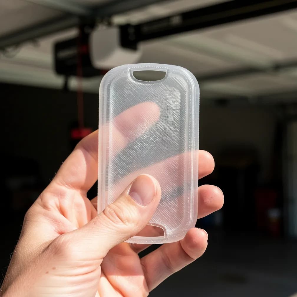 Coque de bip de portail — translucide