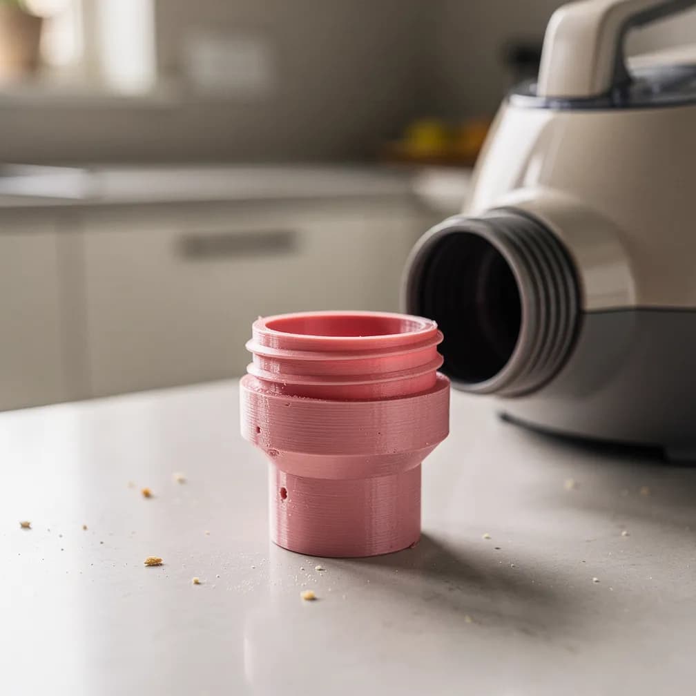 Raccord d'aspirateur — rose poudré