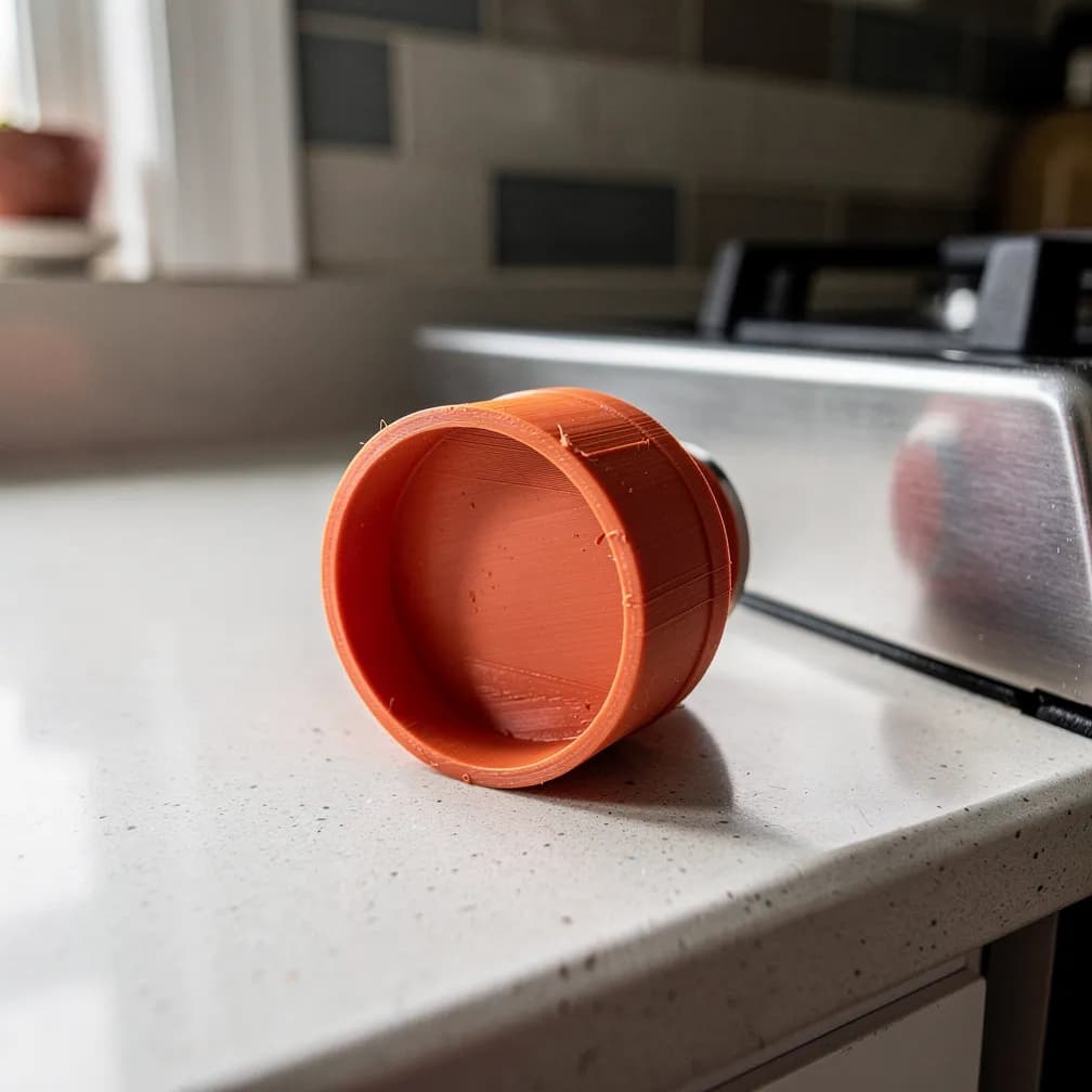 Couvercle de lampe torche — terracotta