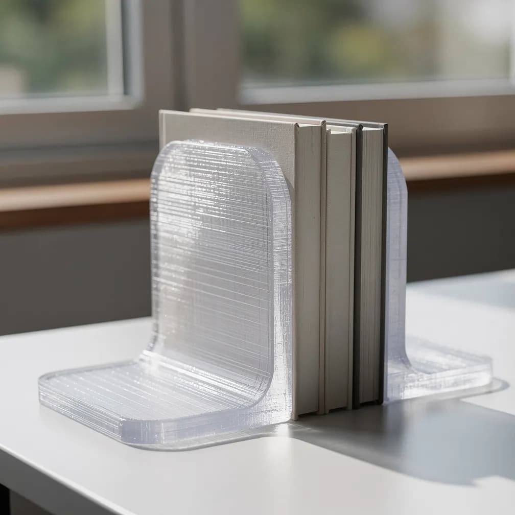Serre-livres — translucide