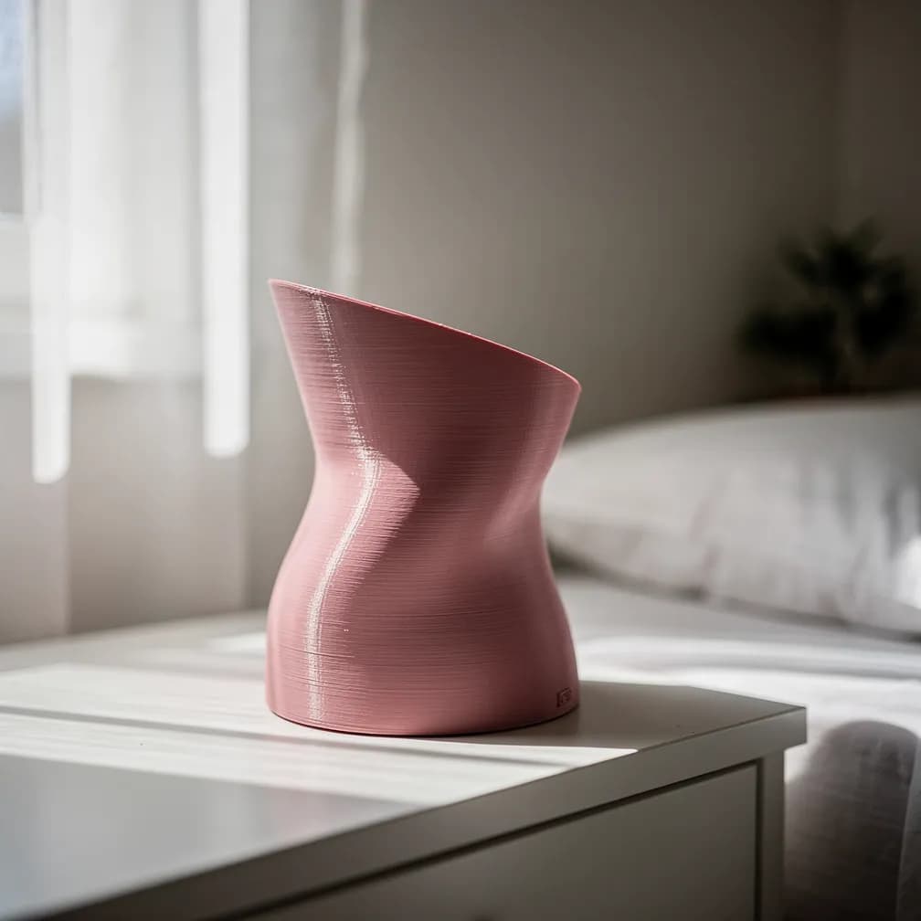 Lampe de chevet — rose poudré