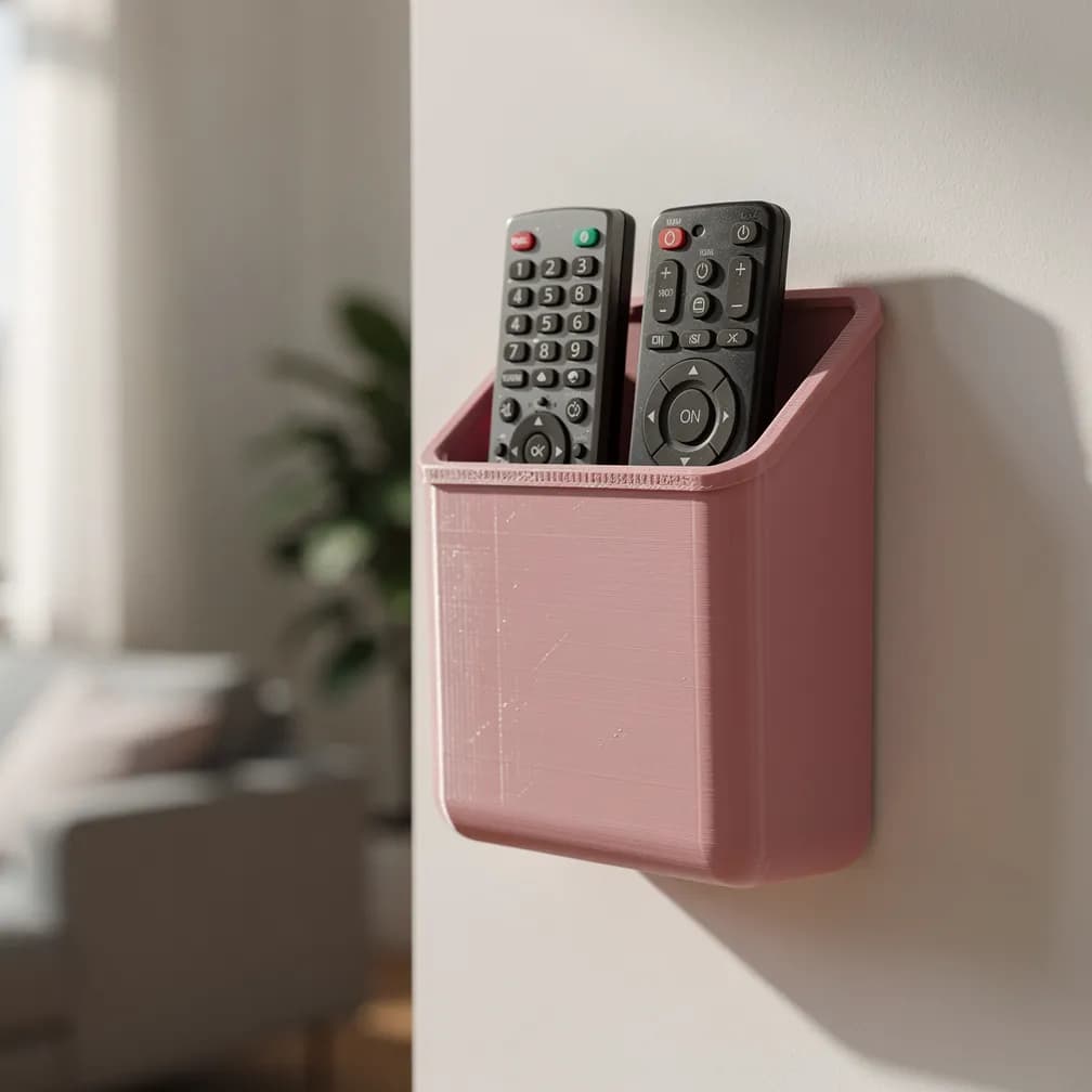 Support de télécommandes — rose poudré