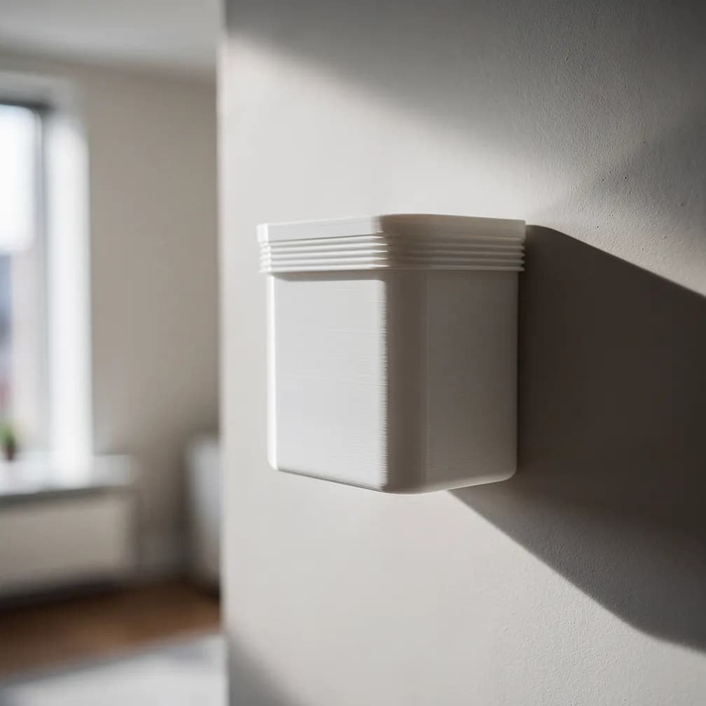 Boîte à couvercle vissé — blanc
