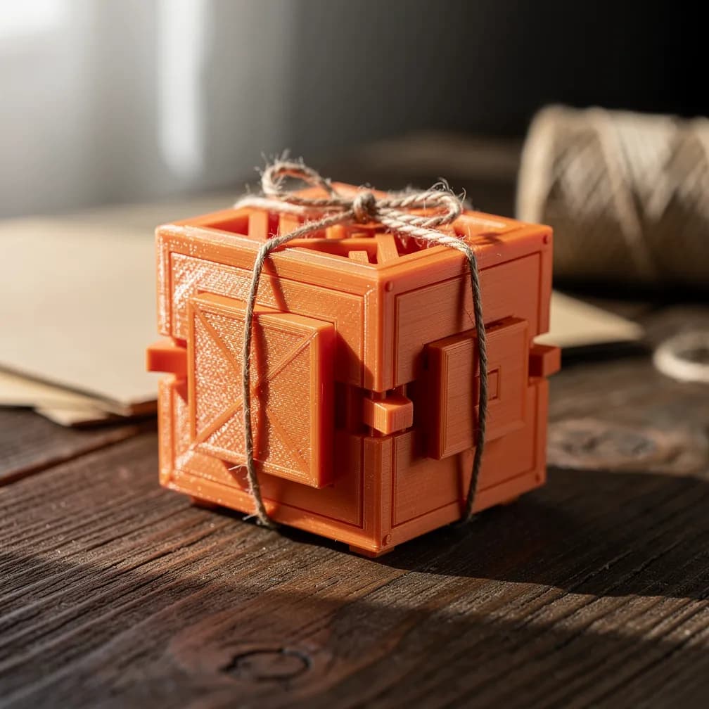 Boîte à secret — terracotta