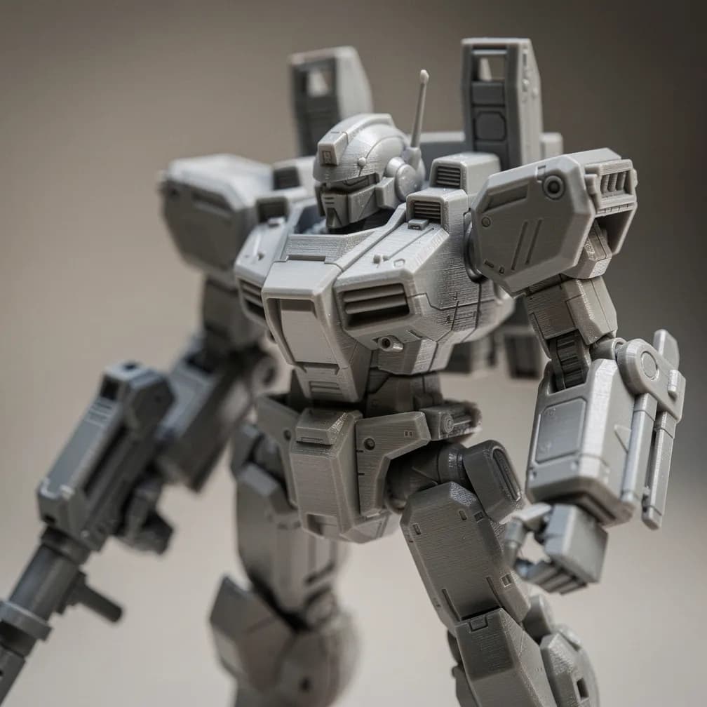 Robot mécha miniature — gris