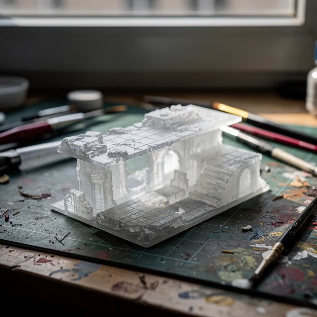 Décor de diorama — transparent