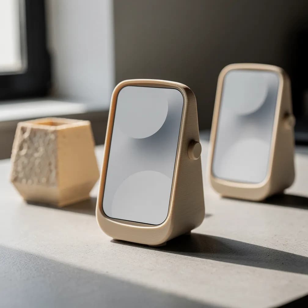 Maquette d'objet connecté — beige