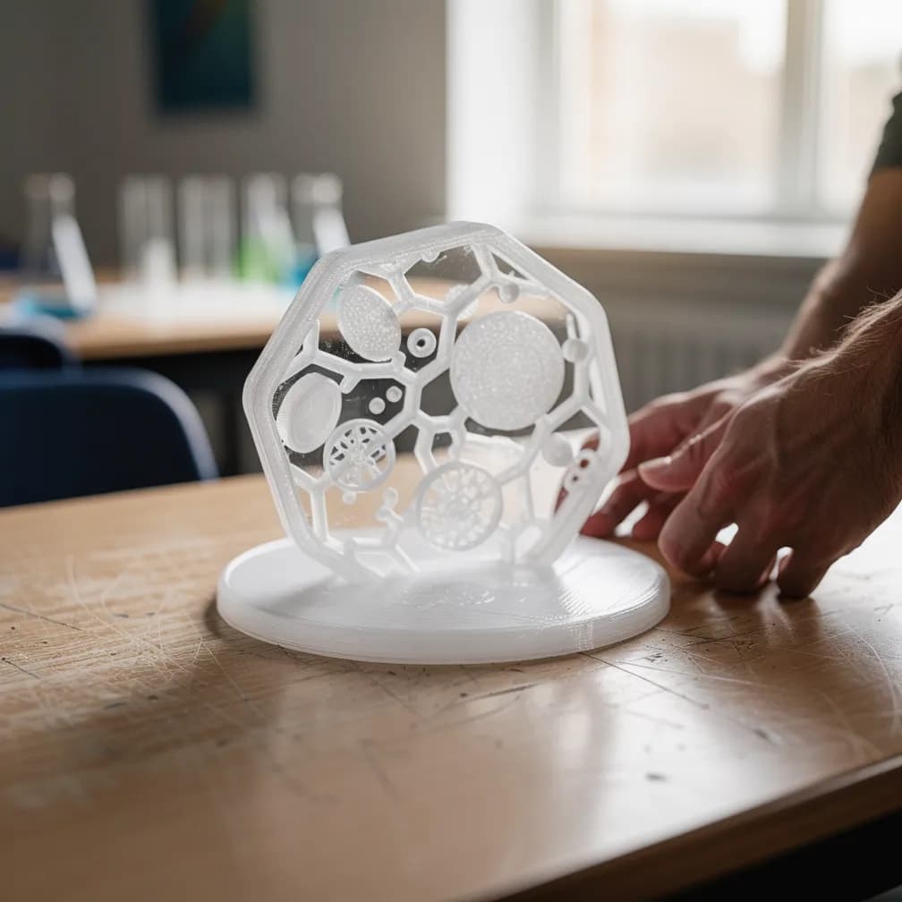 Maquette de cellule — translucide
