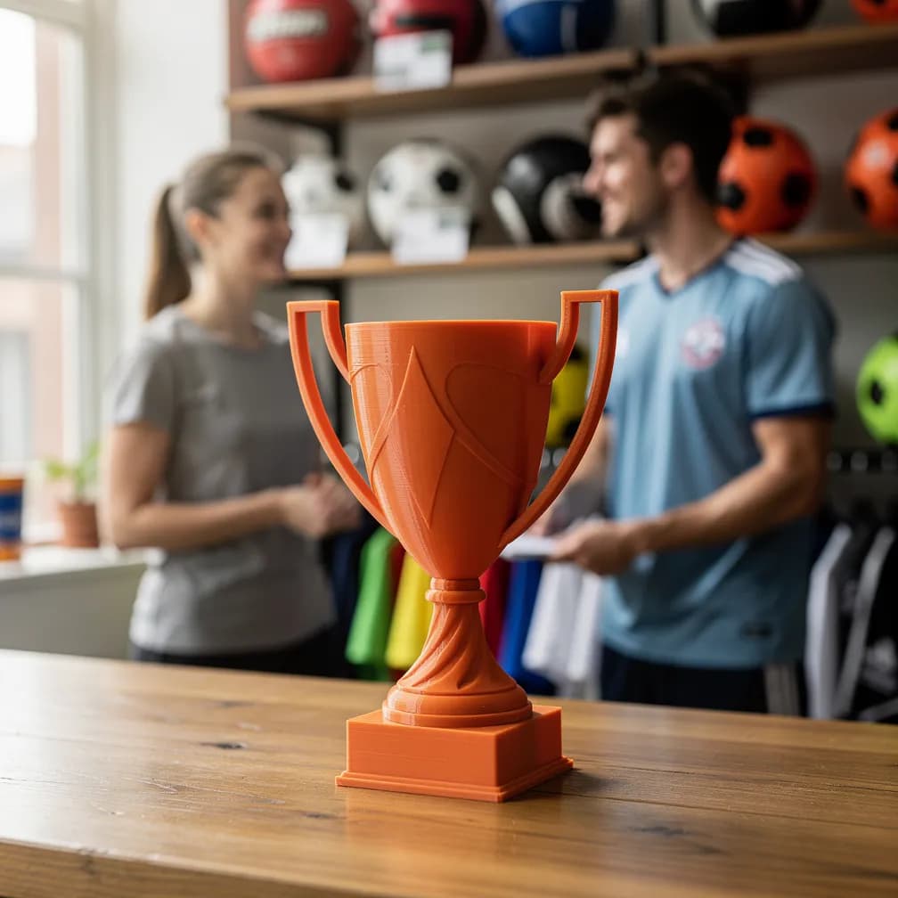 Trophée de club — terracotta