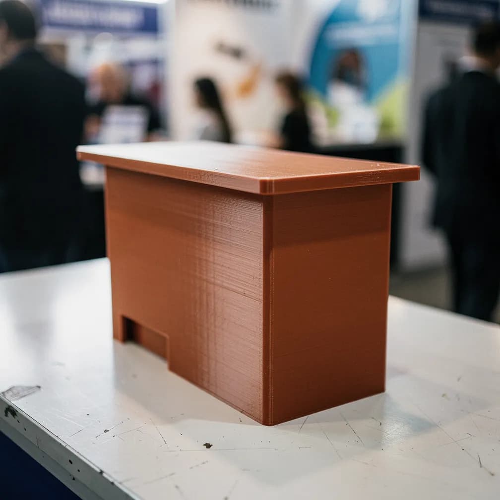 Présentoir de comptoir — terracotta