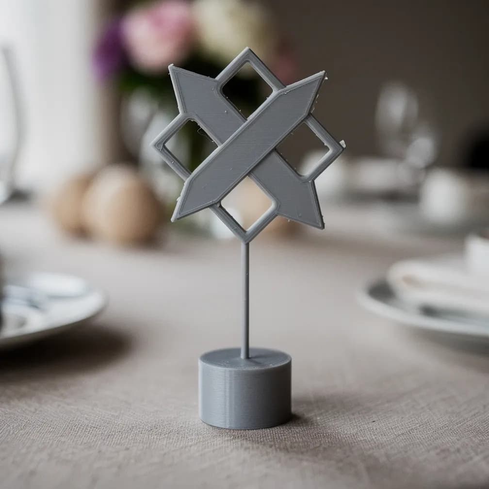 Décor de gâteau (hors contact) — gris