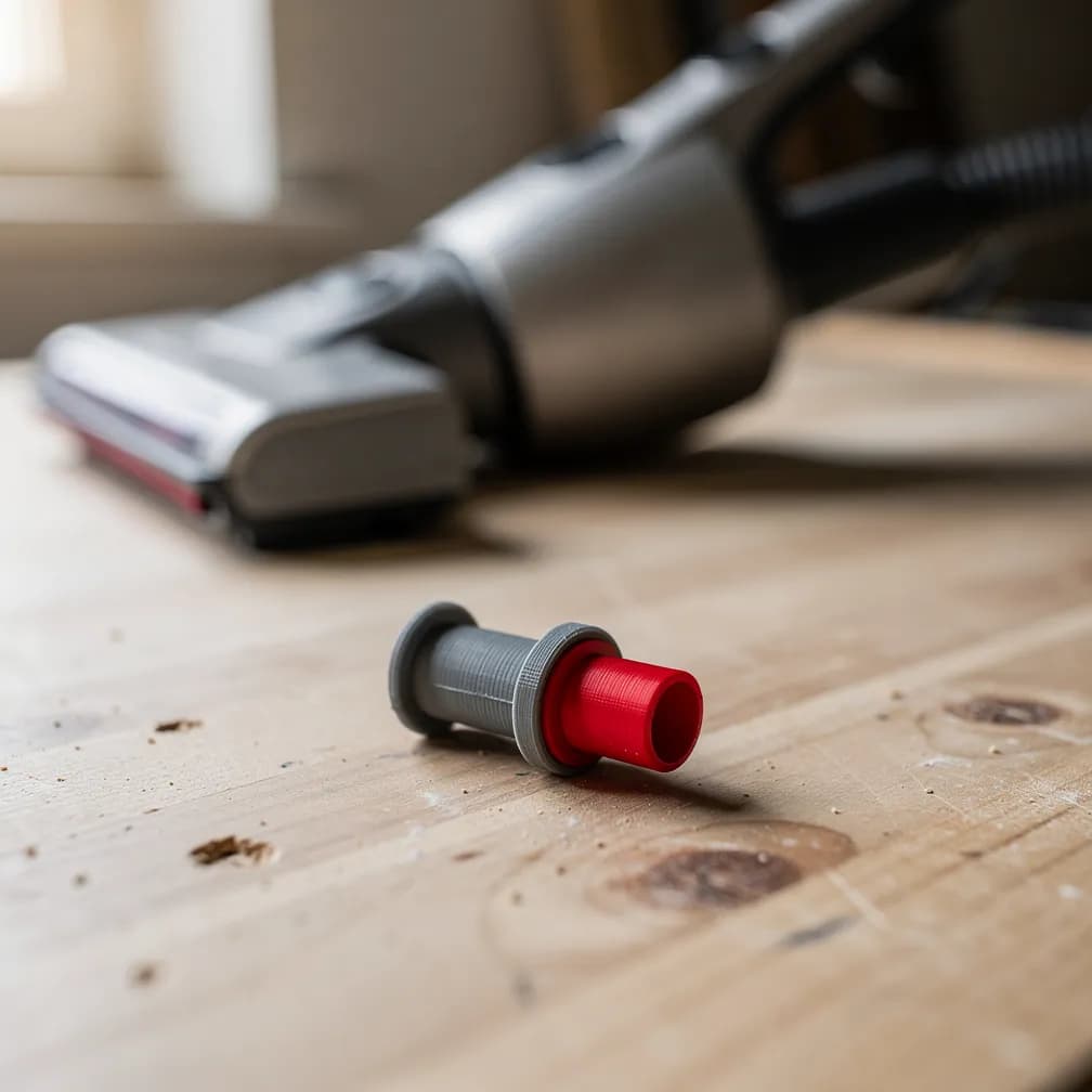 Bouton rouge de verrouillage (tube et brosses) compatible aspirateur Dyson V7 à V15