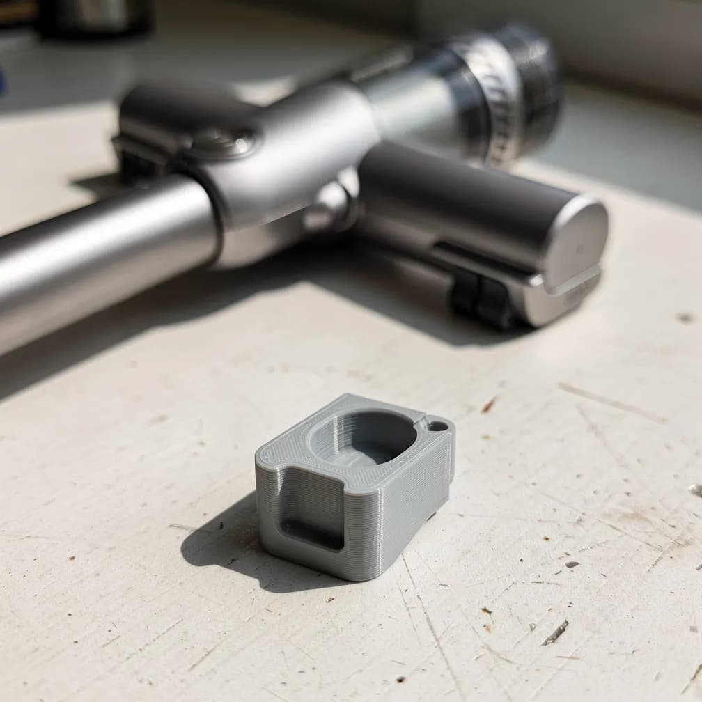 Bouton de verrouillage d'accessoire combiné compatible aspirateur Dyson
