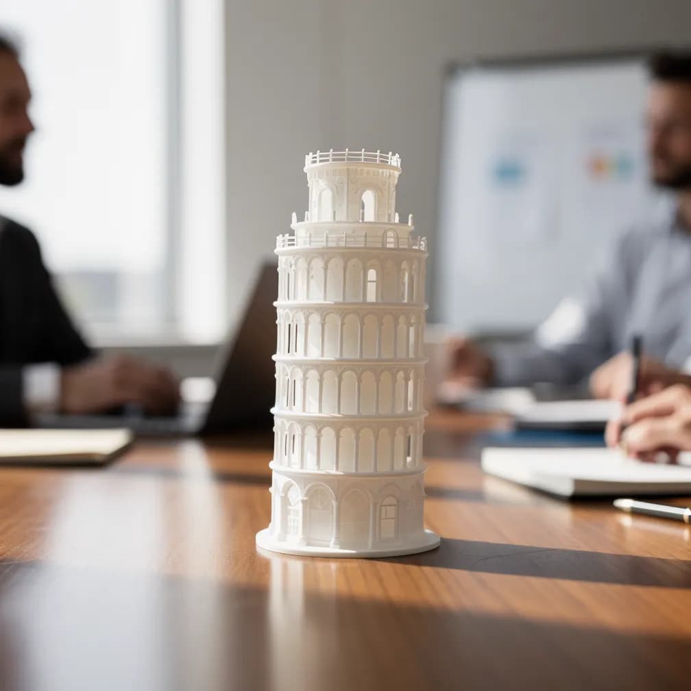 Maquette de monument — blanc