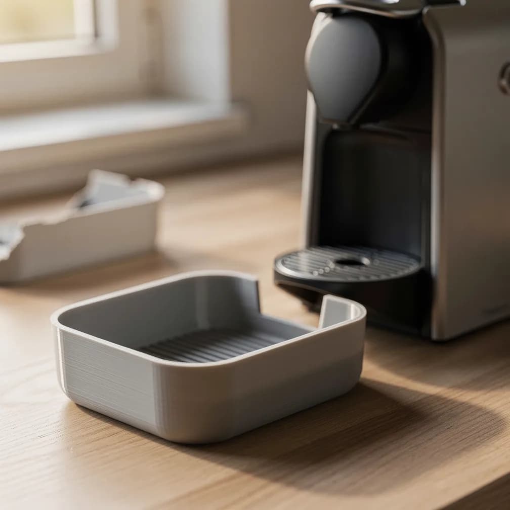 Bac à capsules Nespresso Inissia cassé : le remplacer ou le faire refaire ?