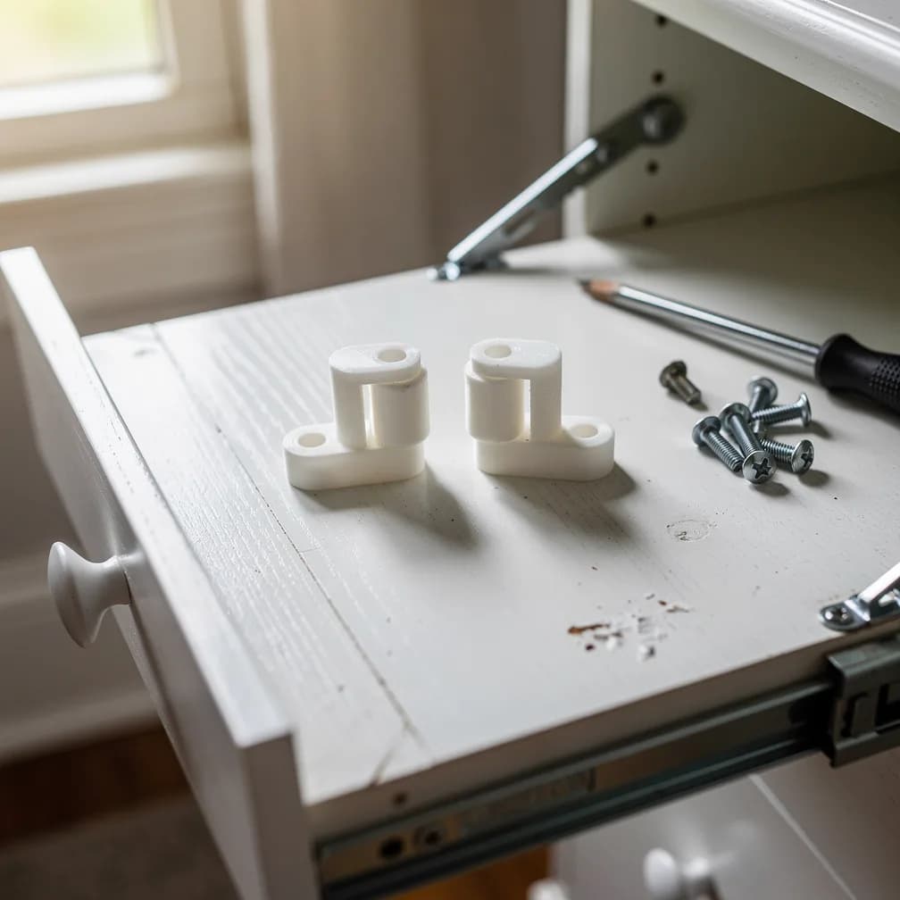 Charnière de meuble à chaussures HEMNES cassée : que faire ?