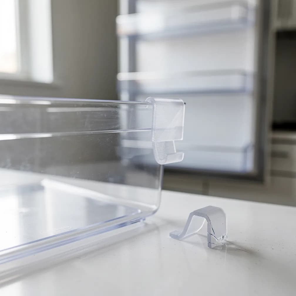 Balconnet de frigo Samsung cassé : commander la pièce ou la faire refaire ?