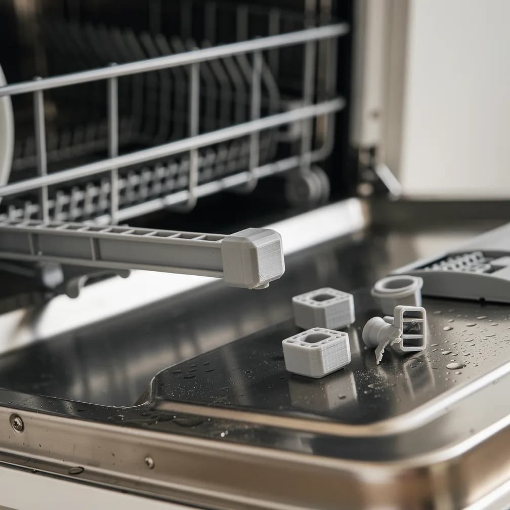 Lave-vaisselle Beko : la butée du rail du panier du haut a cassé, que faire ?